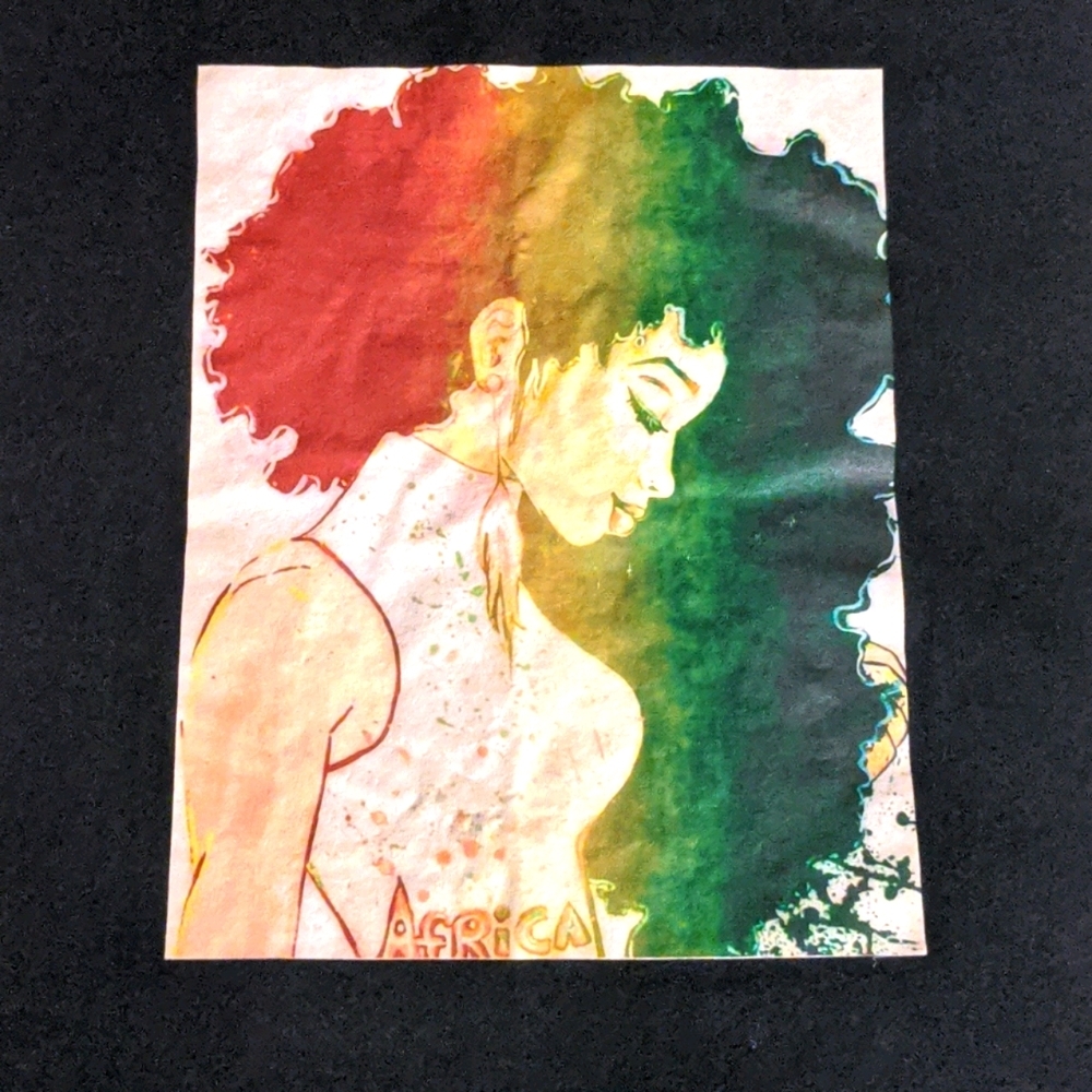 Africa art women's top